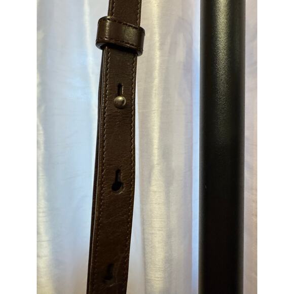 Coach 3460 Green Suede Hobo Shoulder Bag with Brown Leather Strap - Picture 7 of 9